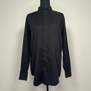 Black Long Sleeve Button up by Calvin Klein - Size M